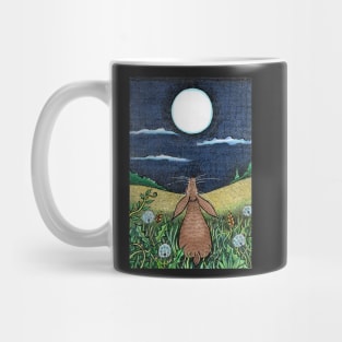 Moon Gaze Hare Mug